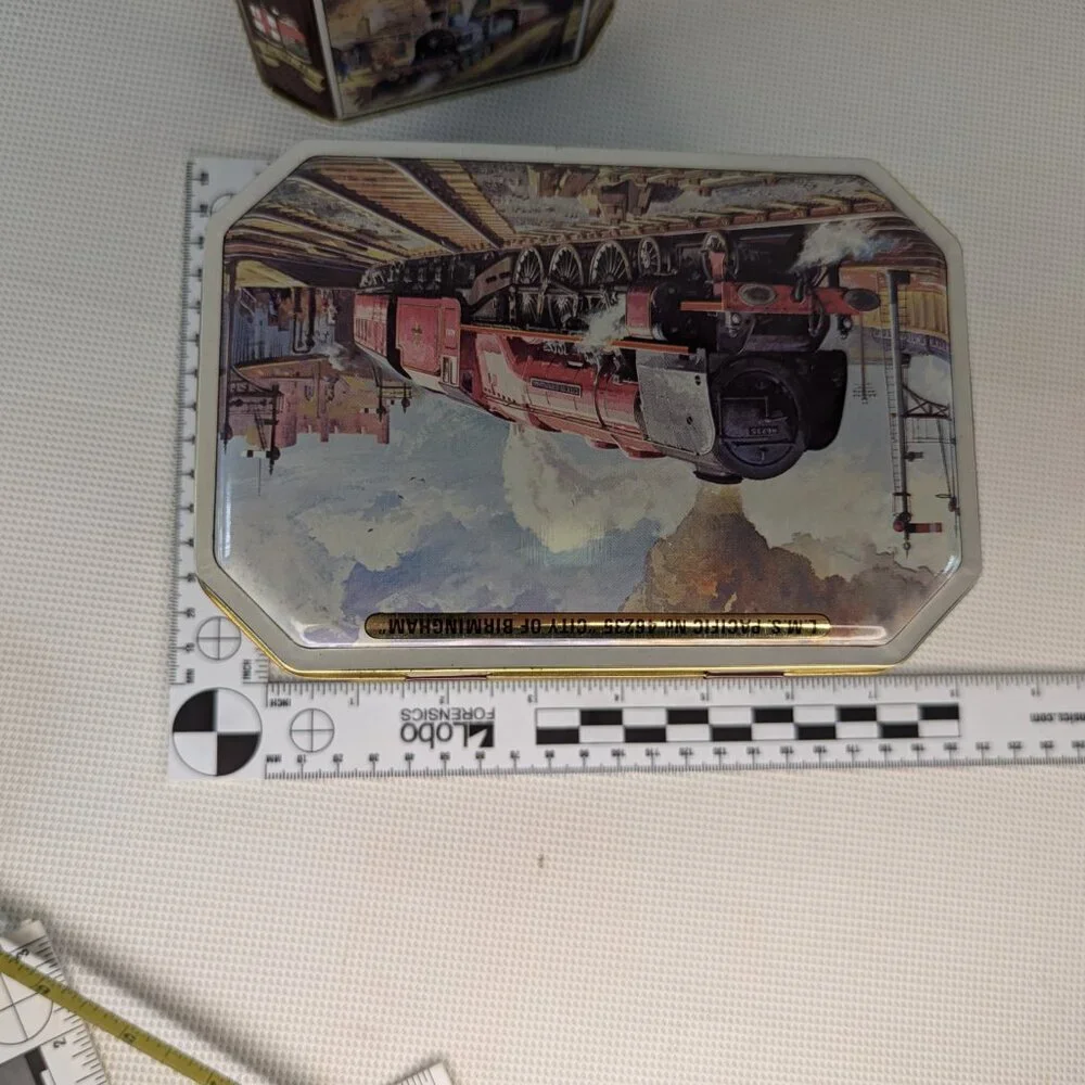 Vintage Metal L.N.E.R Train Tins Set of 2